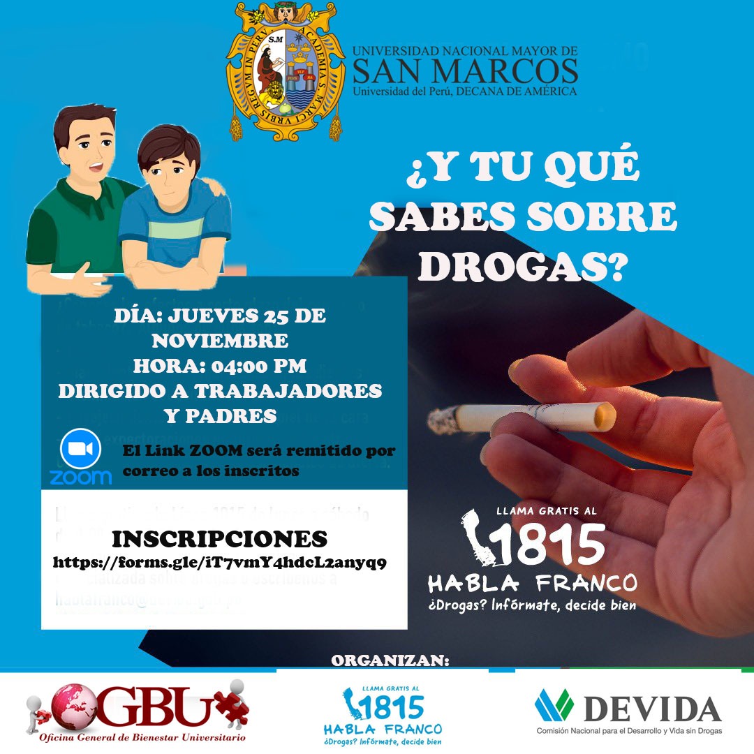 Y TU QUE SABES SOBRE DROGAS