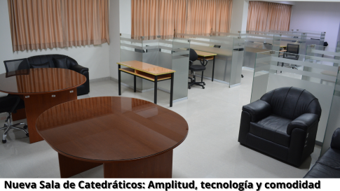 Nueva Sala de Catedráticos Comodidad Amplitud y confortpng