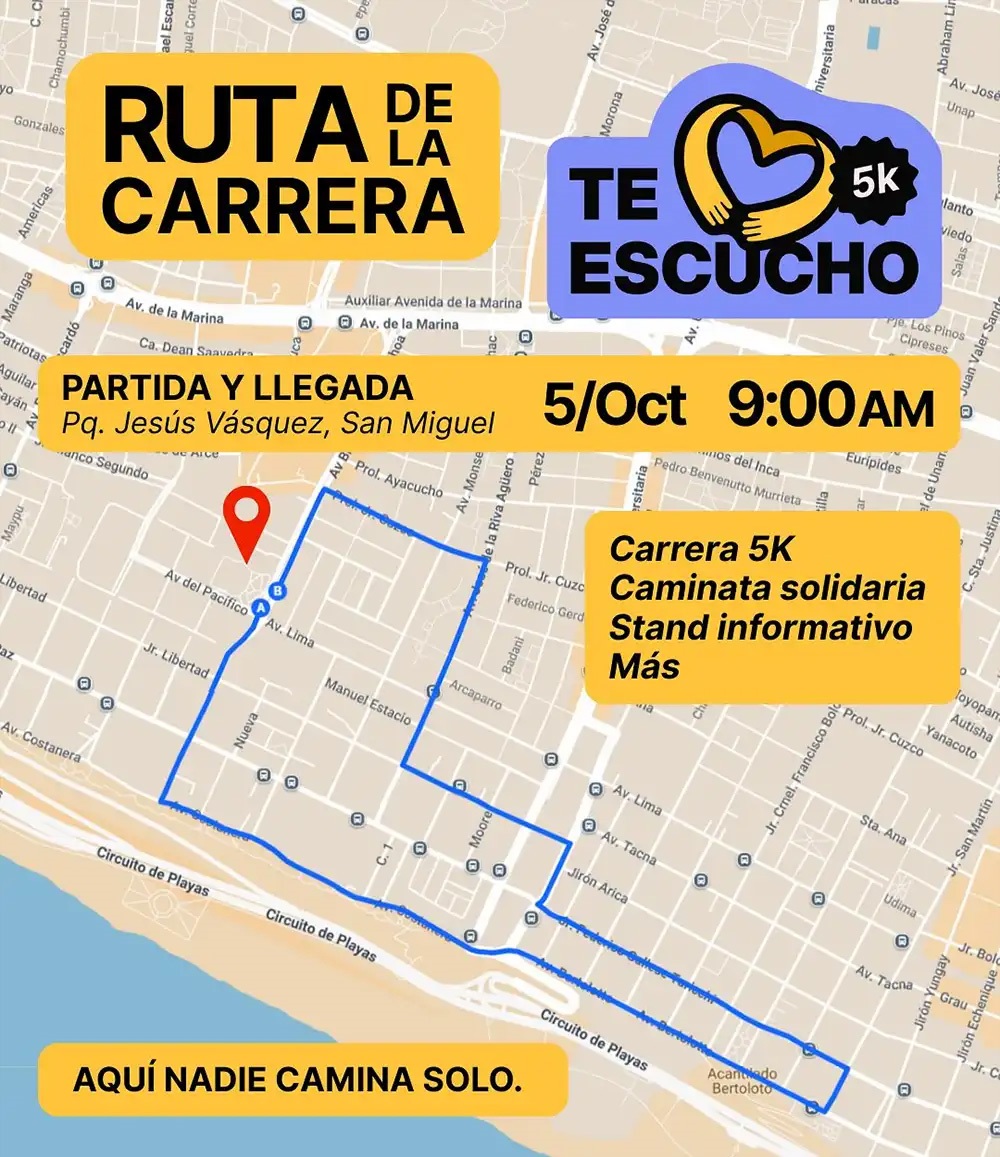 RUTA Te Escucho 5K